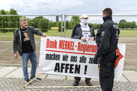 Corona-Demos in Berlin