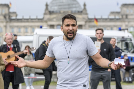 Corona-Demos in Berlin