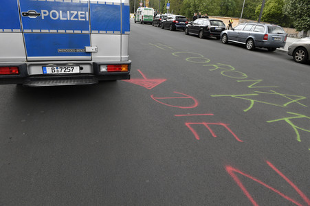 Protest gegen Flüchtlingspolitik in Berlin