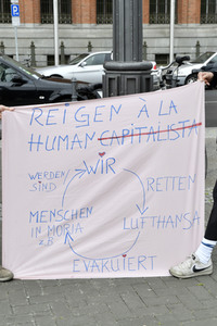 Protest gegen Flüchtlingspolitik in Berlin