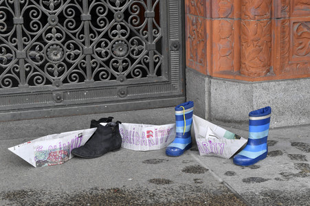 Protest gegen Flüchtlingspolitik in Berlin