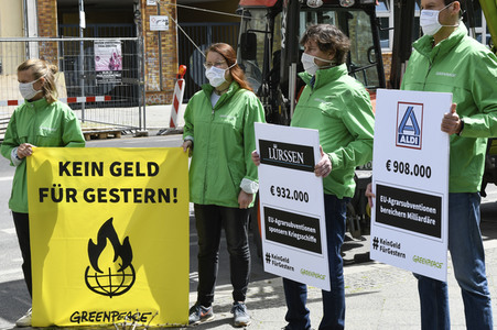 Demo europäische Agrarpolitik in Berlin
