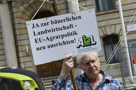 Demo europäische Agrarpolitik in Berlin