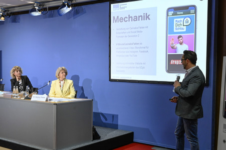 Pressekonferenz zum Cannabis-Concept-Contest in Berlin