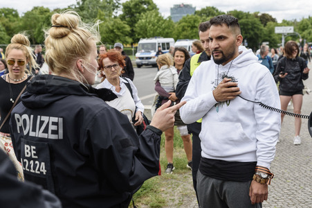 Corona-Demos in Berlin