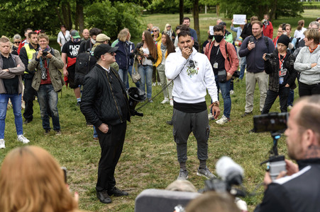 Corona-Demos in Berlin