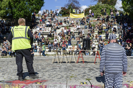 Corona-Demos in Berlin