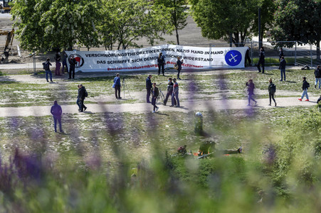 Corona-Demos in Berlin