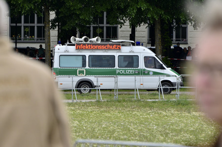 Demonstration gegen die Coronamaßnahmen in München