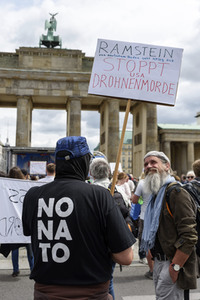 Ramstein Demo in Berlin