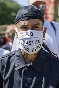 Gedenk-Demonstration zum Mord an George Floyd