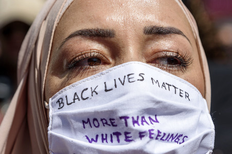 Gedenk-Demonstration zum Mord an George Floyd