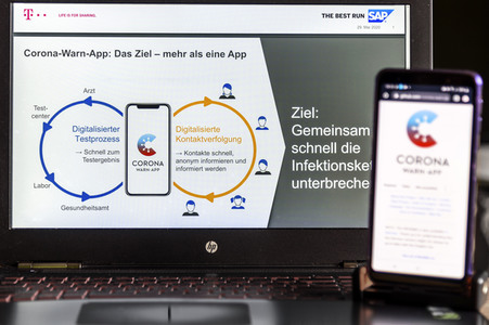 Symbolbild Corona-Warn-App
