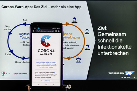 Symbolbild Corona-Warn-App