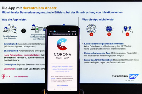 Symbolbild Corona-Warn-App