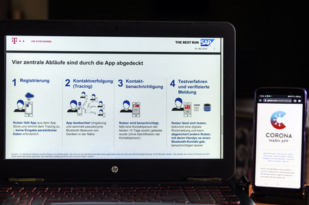 Symbolbild Corona-Warn-App