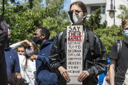 Gedenk-Demonstration zum Mord an George Floyd