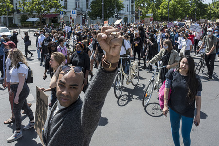 Gedenk-Demonstration zum Mord an George Floyd
