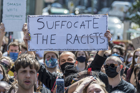 Gedenk-Demonstration zum Mord an George Floyd