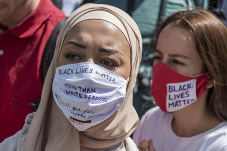 Gedenk-Demonstration zum Mord an George Floyd