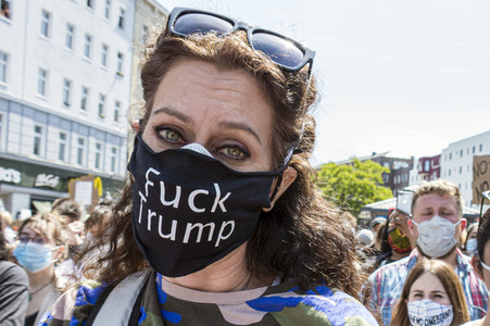 Gedenk-Demonstration zum Mord an George Floyd