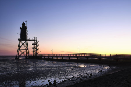 Leuchtturm Obereversand in Dorum-Neufeld