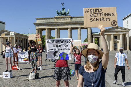 Protest gegen eine Abwrackprämie in Berlin