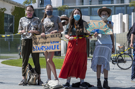 Protest gegen eine Abwrackprämie in Berlin