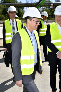 Inbetriebnahme des neuen gasgefeuerten Heizkraftwerks von Vattenfall in Berlin