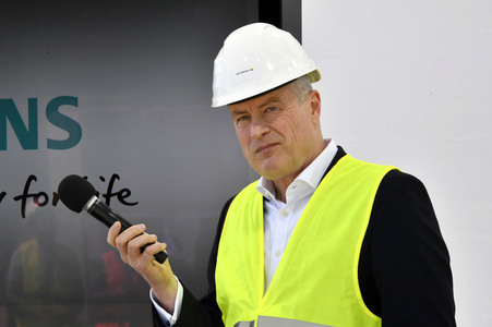 Inbetriebnahme des neuen gasgefeuerten Heizkraftwerks von Vattenfall in Berlin