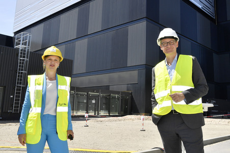 Inbetriebnahme des neuen gasgefeuerten Heizkraftwerks von Vattenfall in Berlin