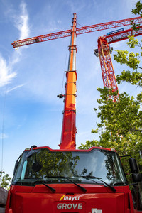 Symbolfoto Kran-Abbau