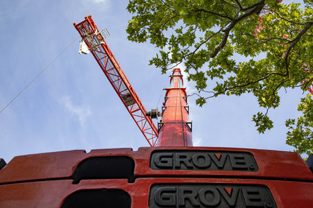 Symbolfoto Kran-Abbau