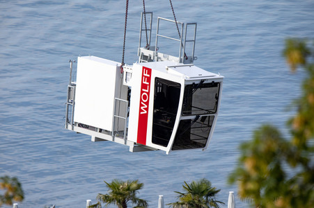 Symbolfoto Kran-Abbau