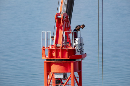 Symbolfoto Kran-Abbau