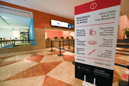 Wiedereröffnung der Museen in Madrid