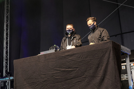 Demonstration 'Ohne uns ist Stille' in Dresden