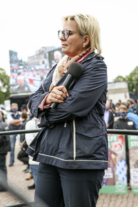 Demonstration 'Ohne uns ist Stille' in Dresden