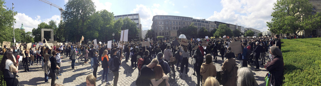 Demonstration 'Black Lives Matter' in Hannover