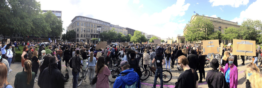 Demonstration 'Black Lives Matter' in Hannover