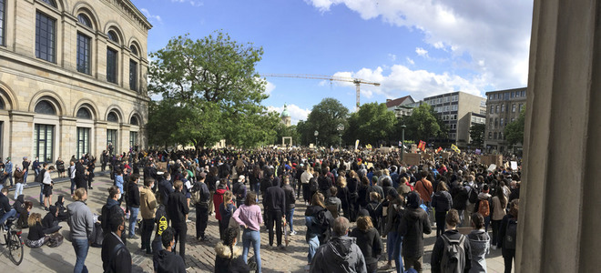 Demonstration 'Black Lives Matter' in Hannover