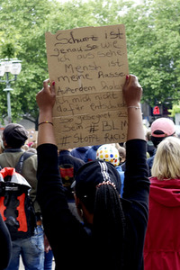 Demonstration 'Black Lives Matter' in Hannover