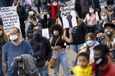 Demonstration 'Black Lives Matter' in Köln