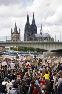 Demonstration 'Black Lives Matter' in Köln