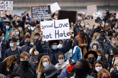 Demonstration 'Black Lives Matter' in Köln