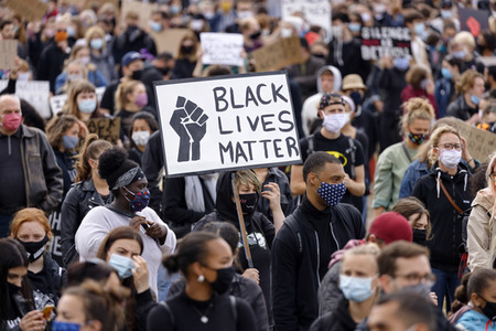 Demonstration 'Black Lives Matter' in Köln