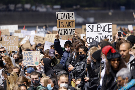 Demonstration 'Black Lives Matter' in Köln