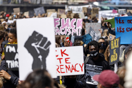 Demonstration 'Black Lives Matter' in Köln