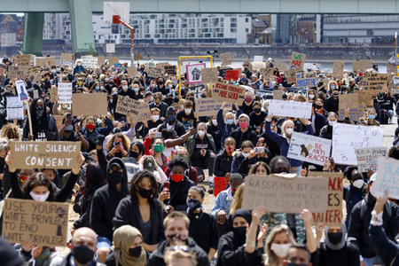 Demonstration 'Black Lives Matter' in Köln