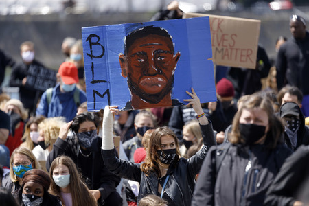 Demonstration 'Black Lives Matter' in Köln